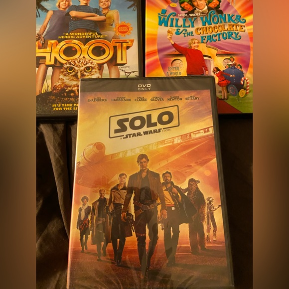Solo A Star Wars story DVD NEW still sealed ... DVD only & 2 used wonky/hoot - Picture 1 of 12